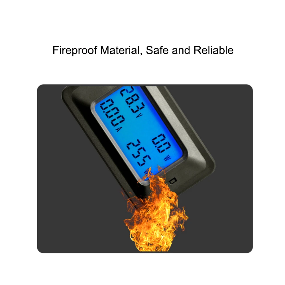 Многофункциональный цифровой измеритель напряжения тока мощности энергии 100 в 20