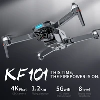 2021 new kf101 dron gps drone 4k professional hd eis camera anti shake 3 axis gimbal 5g wifi brushless motor rc foldable toy