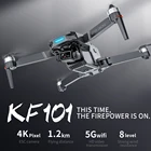 Новинка 2021, Квадрокоптер KF101 с GPS, профессиональная камера 4K HD EIS, стабилизатор, 3-осевой шарнирный подвес, фотоаппарат с Wi-Fi, бесщеточный двигатель, радиоуправляемая складная игрушка