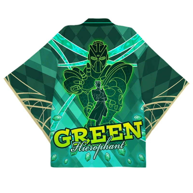 Пижама Невероятные приключения Джоджо свободная ночная рубашка Kujo Jotaro Kira Yoshikage