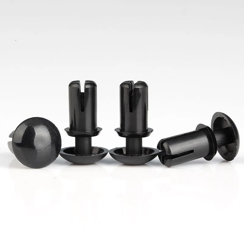 R2 Black White Nylon R Type Expansion Rivet Nut Buckle Clip Plastic PC Board Fan Hole Diameter 2.7mm | Обустройство дома
