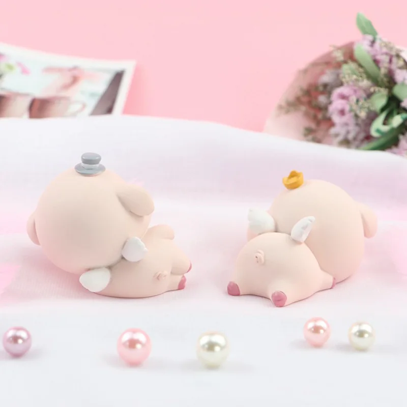 Новогодние украшения в виде свиньи милые для дня рождения аксессуары торта