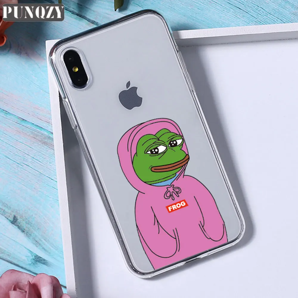 Забавный чехол для телефона Pepe The Frog Happy Cry fees Good Man для iPhone 11 pro max 6 6S 8 7 Plus 5 5S X XR XS MAX силиконовый чехол из ТПУ