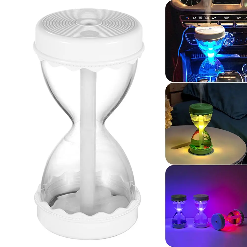 

Hourglass Colorful Light Humidifier USB Car Humidifier Creative Gift Humidifier CSV
