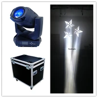 2pcs with flycase 200w sharpy 5r beam moving head spot led moving head light dmx 512 stage light