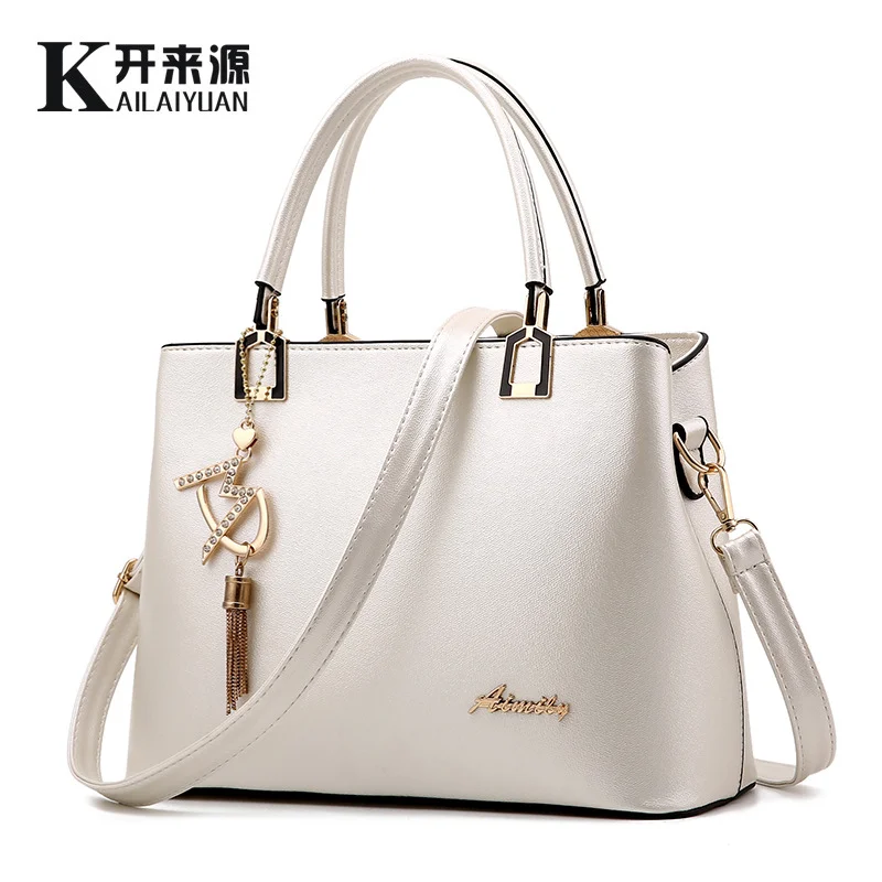 Women's waterproof one shoulder handbag with Pendant|Сумки с ручками| |