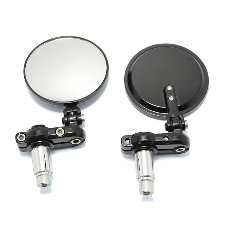 

2Pcs/Pair Motorcycle Rearview Mirror Scooter Motocross Rearview Mirrors Electrombile Back Side Convex Mirror