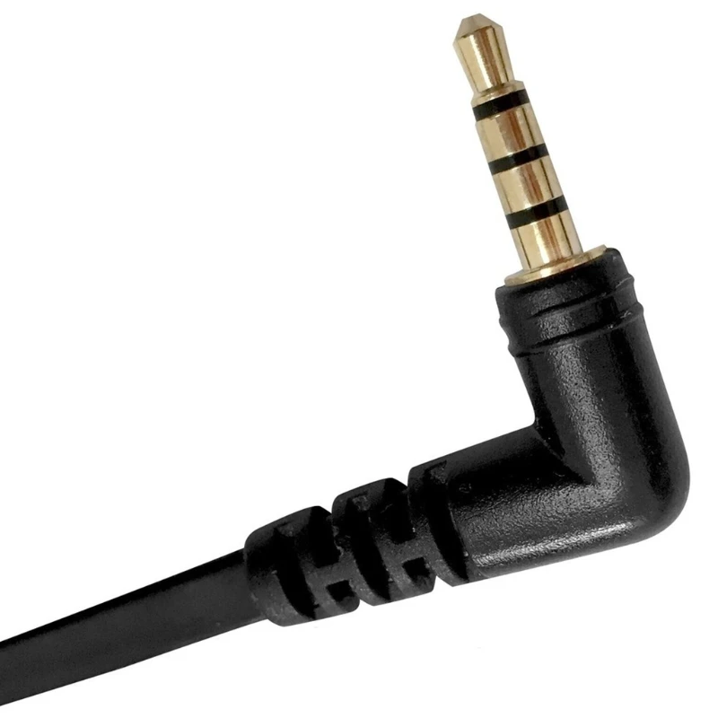 

2.5mm Jack to QD Bottom Adapter Cable Compatible for Business Headsets Quick Disconnect Cord with 2.5mm Right Angle Plug