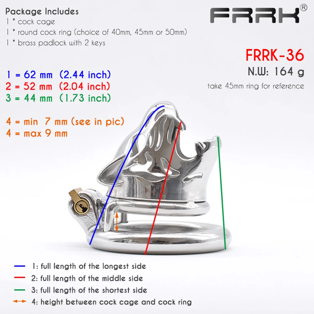 FRRK Cub Пояс верности леопардовые кольца на пенис металлический мужской пояс