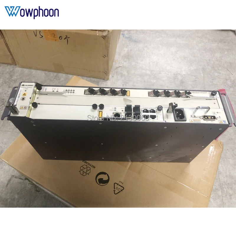 Бесплатная доставка huawei 19 дюймов мини MA5608T GPON OLT + 1 * MCUD MPWD GPBD 8 порт B C 1G AC терминал de