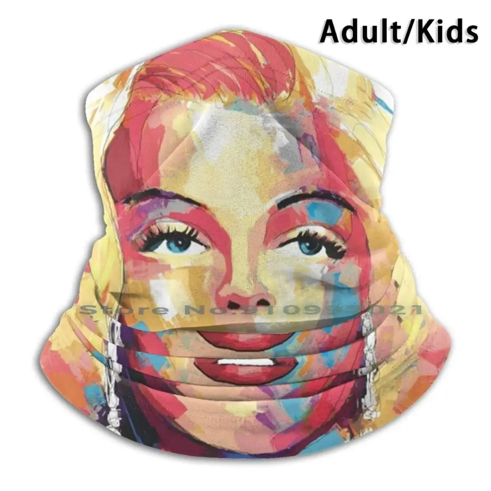 

Шарф с поп-артом Мэрилин Монро, теплая маска для шеи, обертывание, платок, бандана, маски Мэрилин из фильма Мэрилин Монро, знаменитости