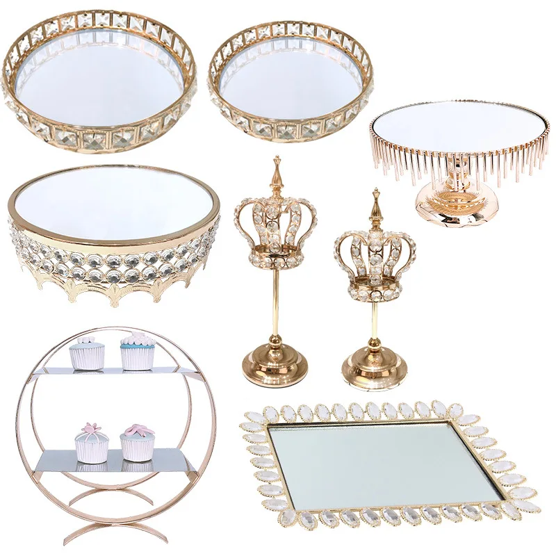 Металлическая тарелка для торта домашняя сушеных фруктов десертная подставка