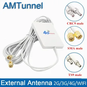 Панельная антенна 3g 4G LTE с разъемом SMA TS9 CRC9, кабель 2 м для Huawei, Huawei E8372, E3372, B315, маршрутизатор, USB-модем