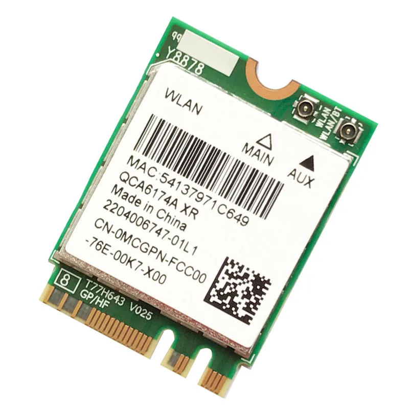 Для MSI GT72/GT80/GS60/GE62/GE72/PE60/PE70 для Dell Alienware 13 R2 17 Killer 1535 Atheros QCNFA364A 802.11Ac NGFF Card | Компьютеры
