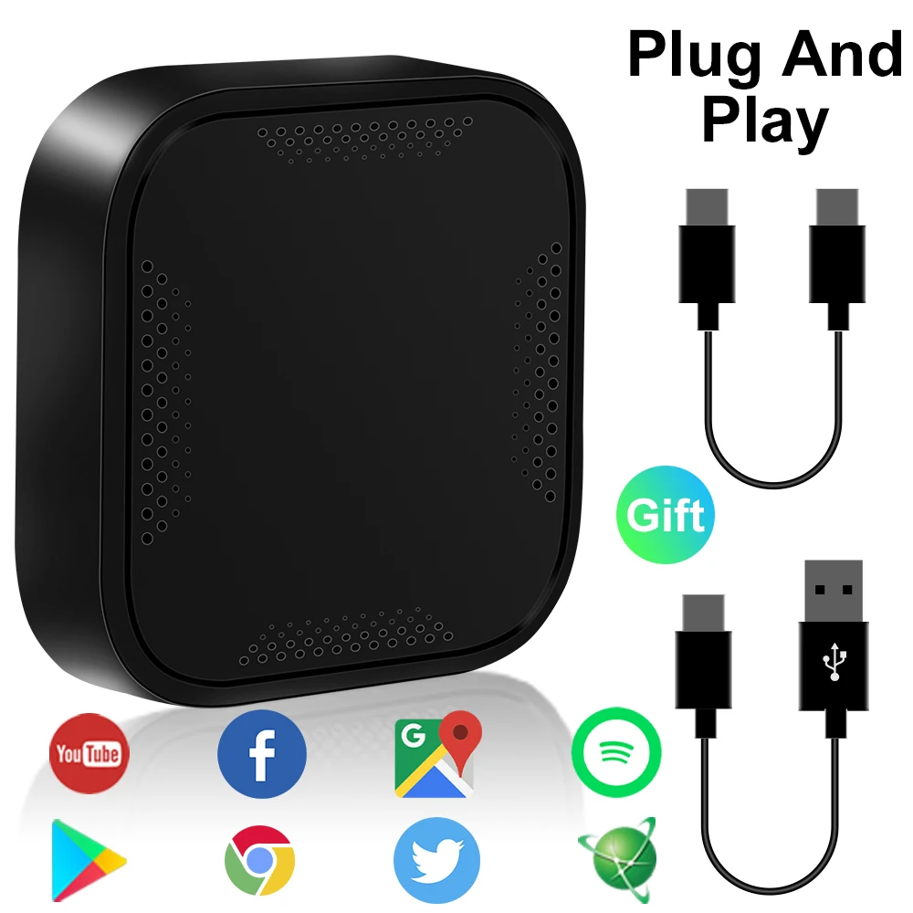 

Новый Автомобильный мультимедийный плеер 2,0 Ai Box для Apple IOS беспроводной Carplay Android Box комплект автоподключения 4 Гб 64 ГБ для Volvo Ford Mazda