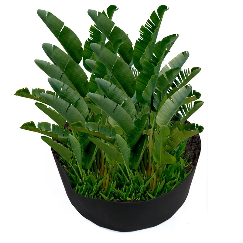 Мешок для посадки кастрюля выращивания овощей из черной картофельной ткани