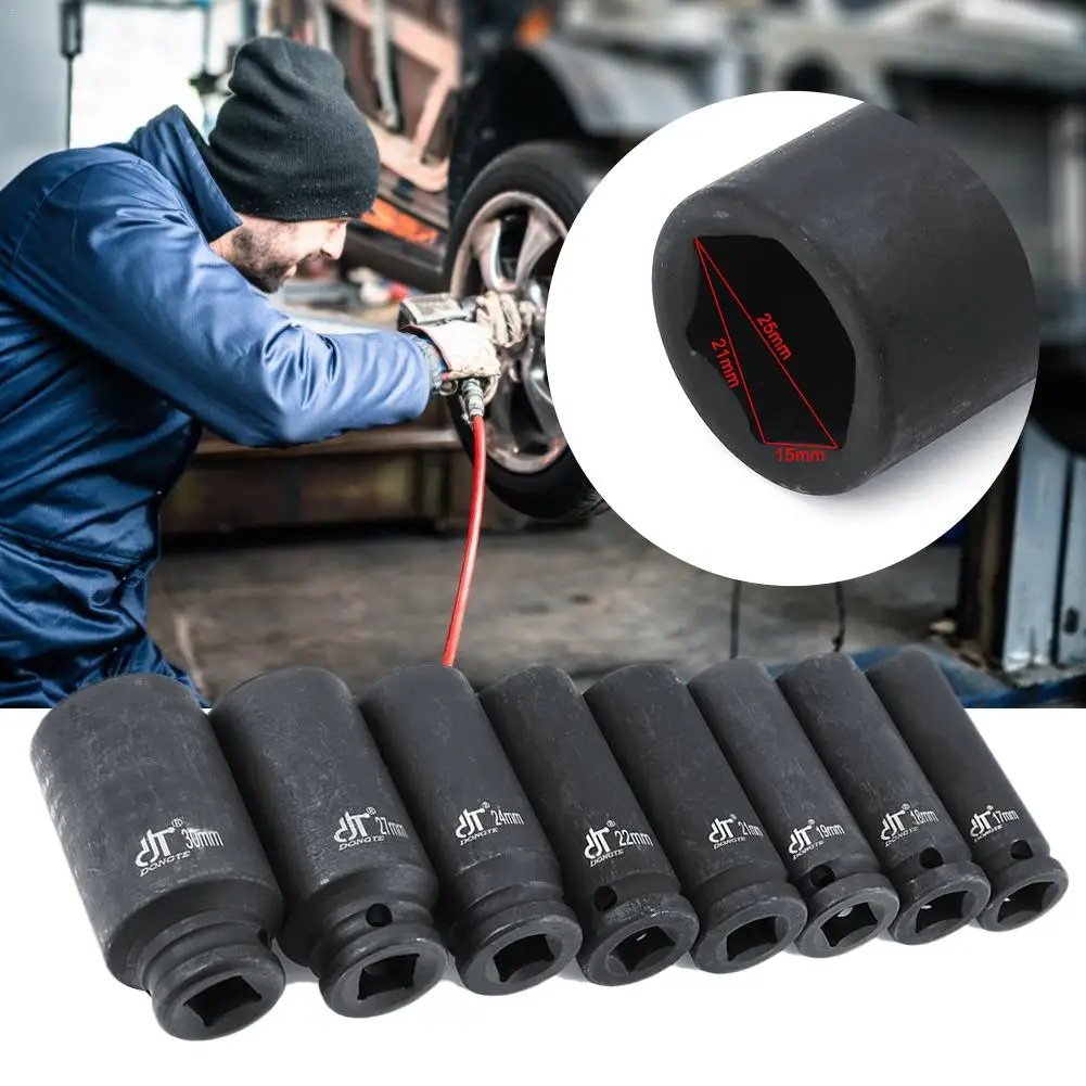 Шестигранная втулка 1/2 дюйма глубокое ударное гнездо шестигранная гайка