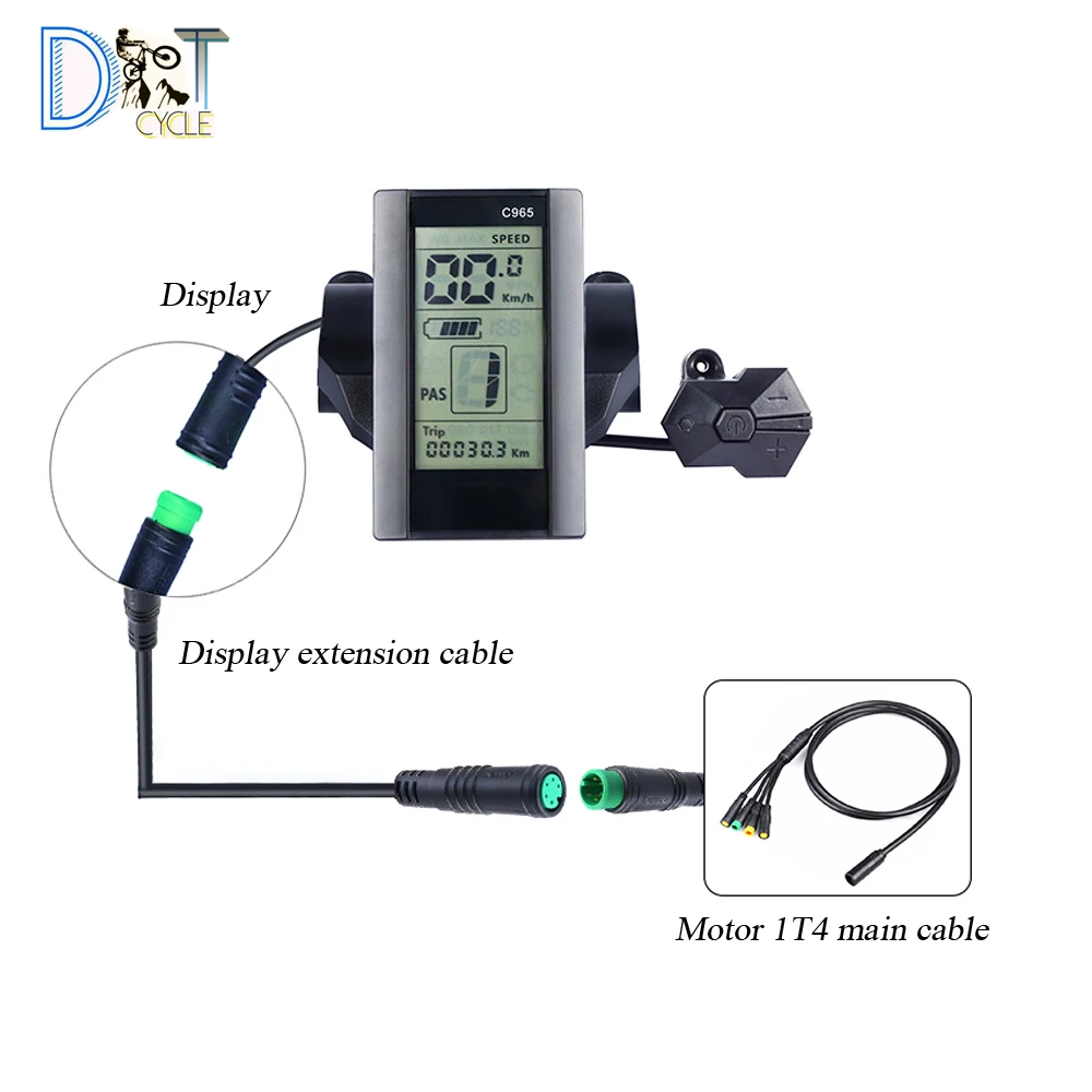 Free shipping Bafang C965 850C DP-C18 display extension cable for BBS01B BBS02B BBSHD | Спорт и развлечения