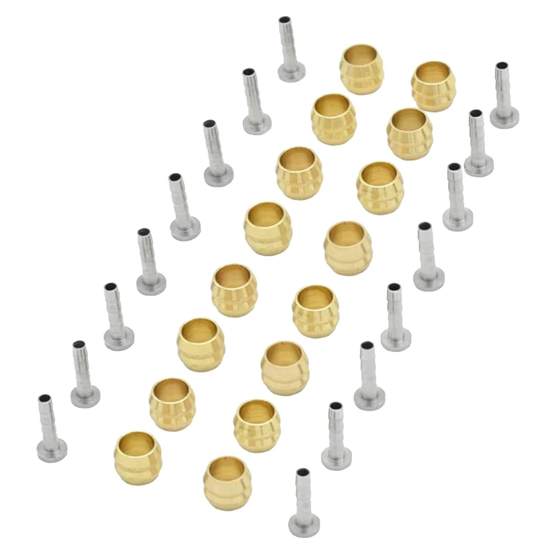 TRLREQ Велосипедный тормозной оливковый и латунный Соединительный комплект для