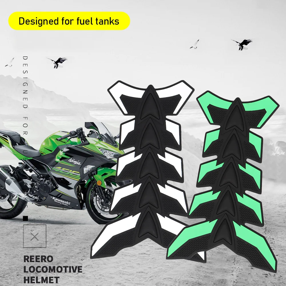 1PC Motorcycle Fish Bone Stickers Universal Creativity Fuel Tank Modification Accessories Exterior Accessory | Автомобили и