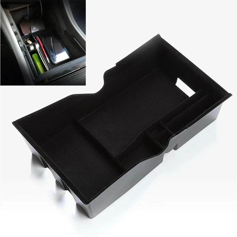 Car Interior Multifunctional Flocking Storage Box for Tesla Model 3 2017-2019 Models | Автомобили и мотоциклы
