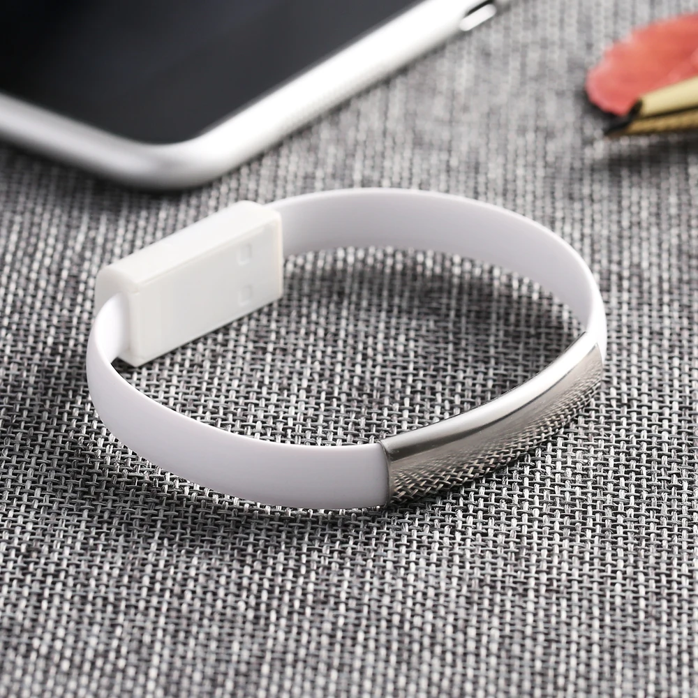 KISSCASE портативный мини микро-usb браслет зарядное устройство кабель для зарядки