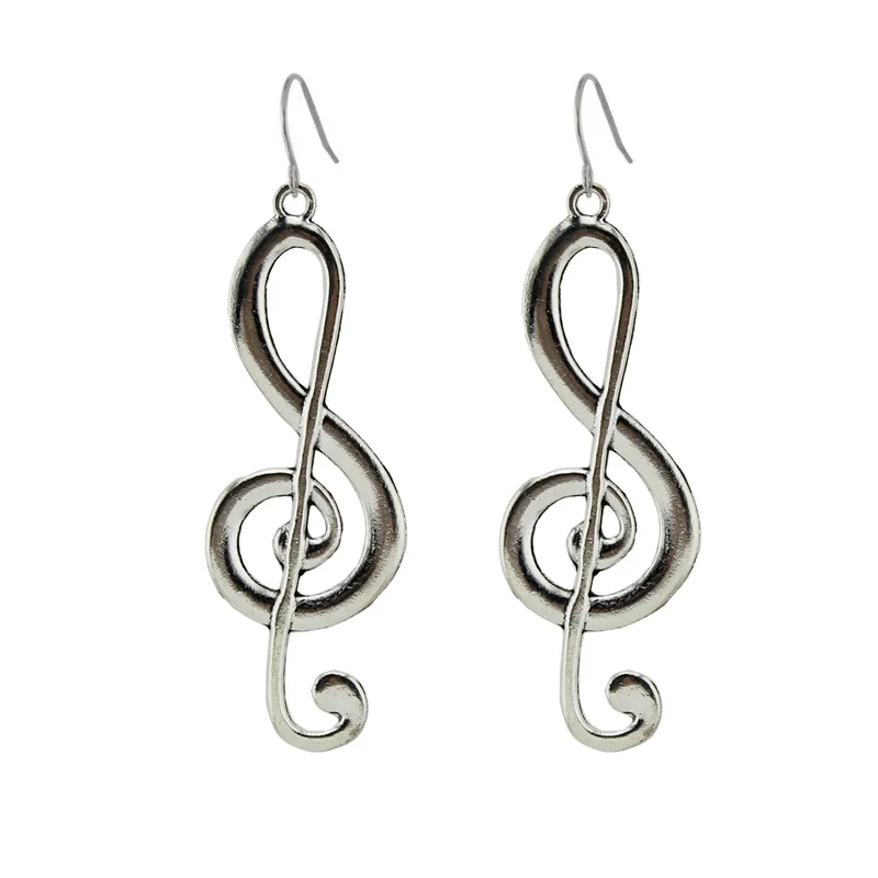 2019 модные ювелирные изделия винтажный кулон в виде музыкальных нот короткое