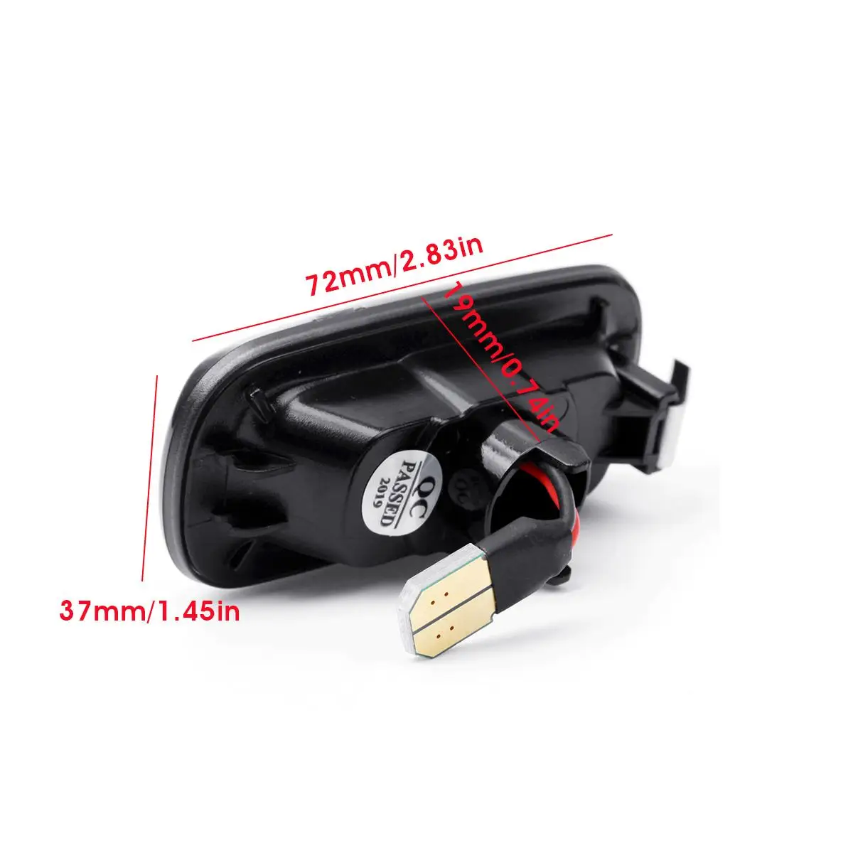 2pcs Car LED Side Marker Light Turn Signal Indicator Lamps Amber For Audi A3 S3 8P A4 S4 RS4 B6 B7 B8 A6 S6 RS6 C5 C7
