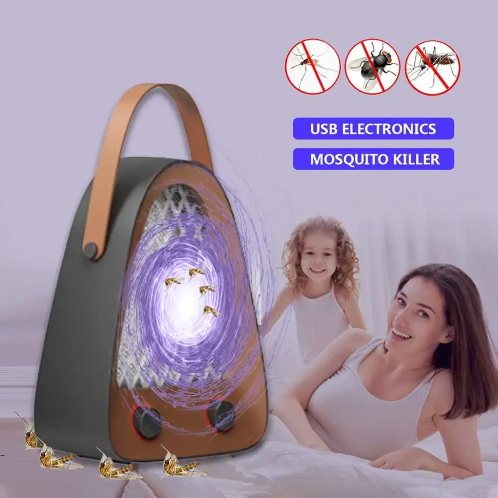 Интеллектуальный USB Электрический москитный светодиодный ночник насекомые