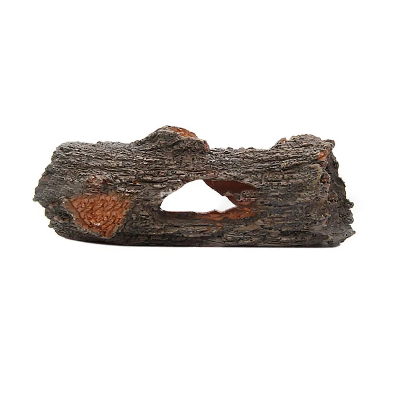 Смола Имитация дерева аквариумный Декор рыбы игровой дом для украшение