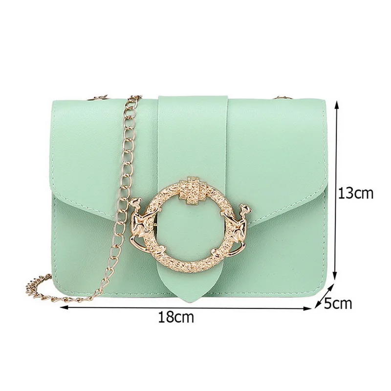 

British Mini Small Square Bag Women's Designer Brand Luxury Handbag 2021 High Quality PU Leather Chain Phone Shoulder Bags Girls