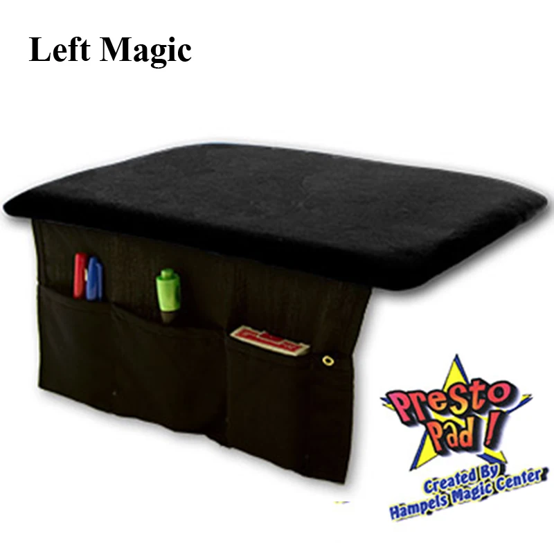 Presto Pad (Close Up Style Black 20*30cm) Professional Card Mat With Bag Magic Tricks Magician Stage Accessory Gimmick Props | Игрушки и