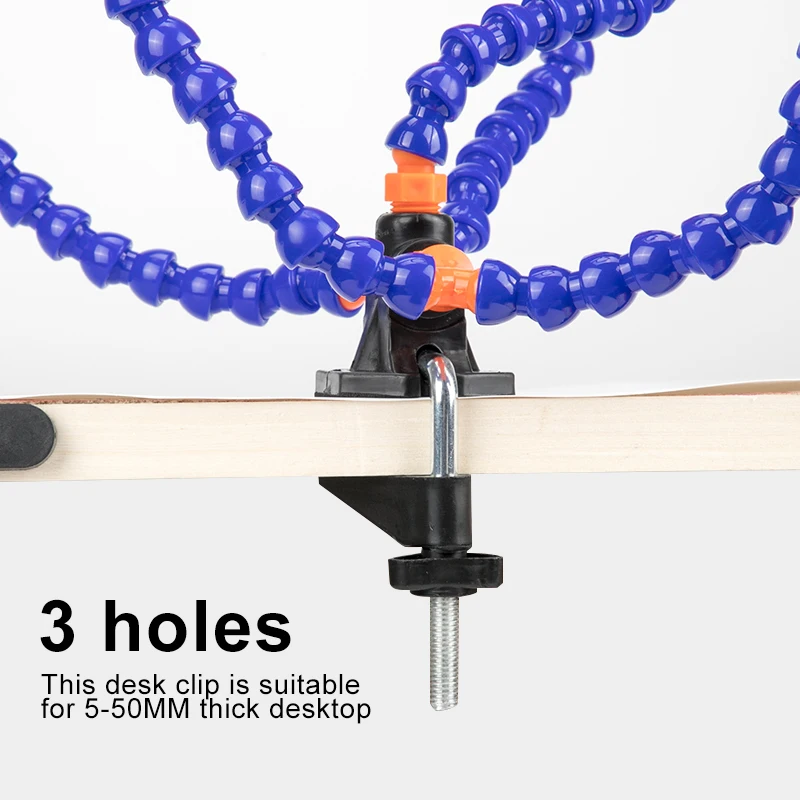 8X лупа Настольный зажим для пайки вспомогательный 3 ручной инструмент паяльная