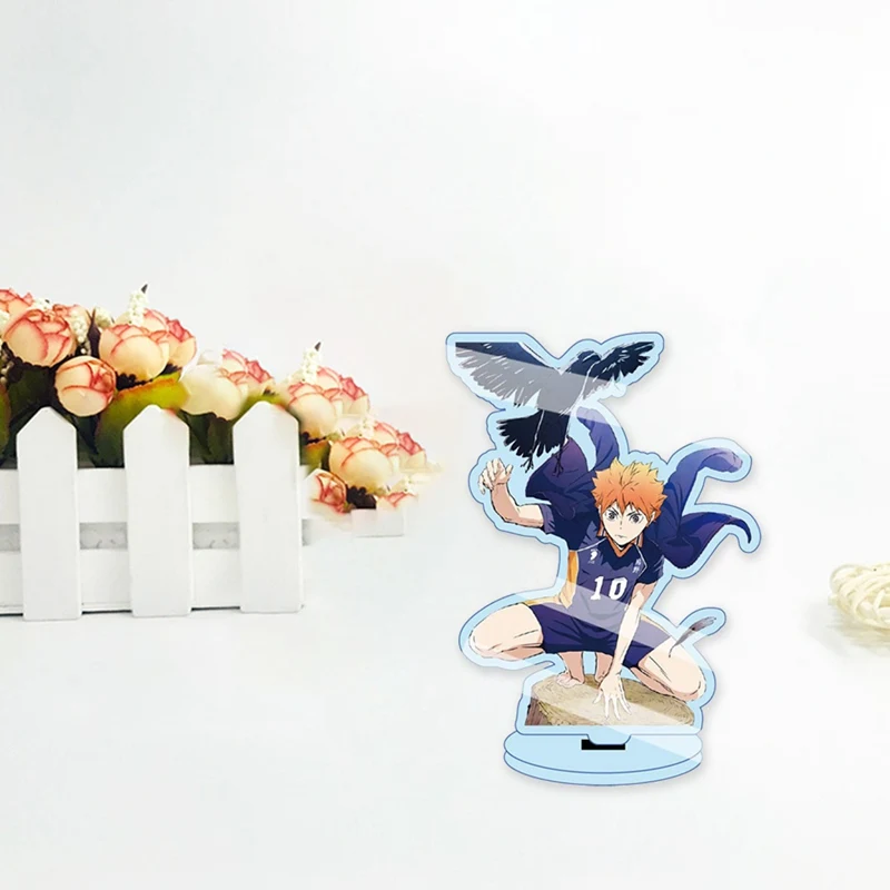 

Anime Acrylic Stand Model Toys 13cm Cartoon Anime Volleyball Juvenile Desk Decoration Children Gift