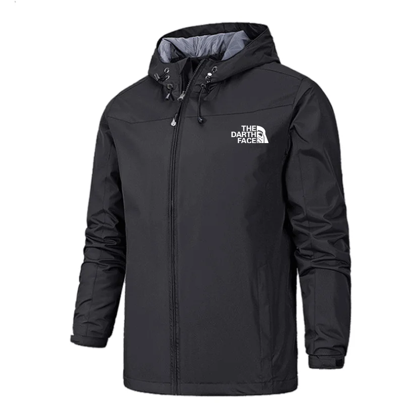 

2021 Winter Jacket Men Lightweight Hooded Zipper Waterproof Coat Windproof Warm Solid Color Fashion Male Coat Outdoor Sportswear