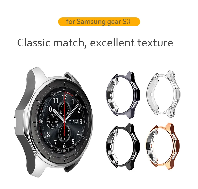 Gear S3 frontier для samsung Galaxy watch 46 мм 42 мм ремешок защитный чехол смарт-часы Замена ТПУ все вокруг крышка оболочка 22 мм