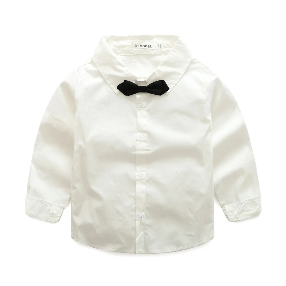 Рубашка + жилетка штаны одежда для сна Пижама мальчиков комплект детской одежды