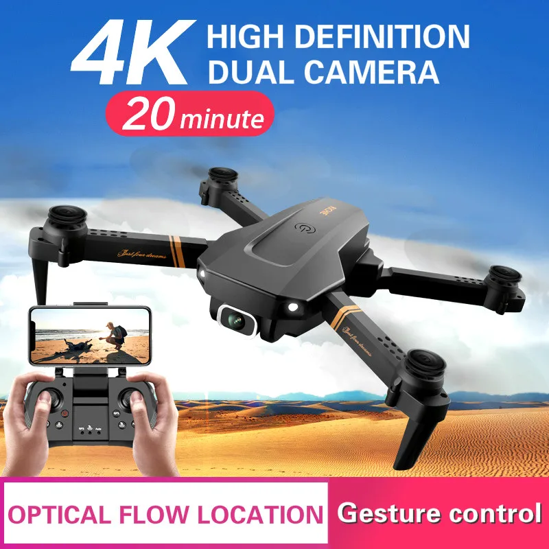 Дрон 4k Hd оптическая Двойная камера Wi Fi Fpv с камерой мини Rc