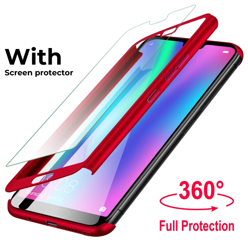 Чехол для телефона с полной защитой Huawei Mate 30 Lite P40 P30 Pro Honor V30 20 i 20i 9X задняя крышка