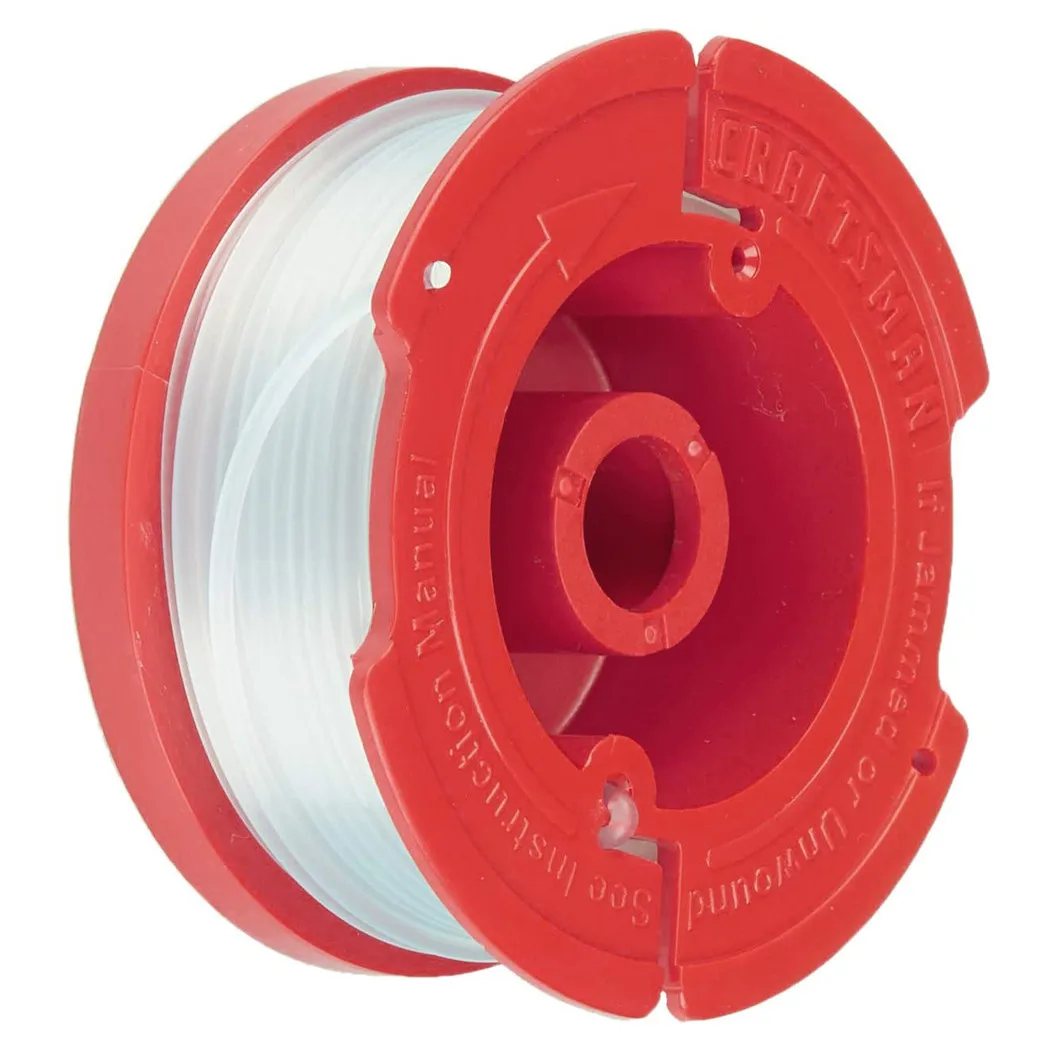 

3 *Spool & Line For CRAFTSMAN String Trimmer Line, 0.065- Inch, 3-Pack Spools, 30 Foot CMZST0653 Garden Accessories