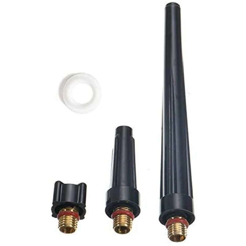 Комплект для сварки TIG 40 шт./лот Цанга горелки газовая линза стеклянная чашка Pyrex