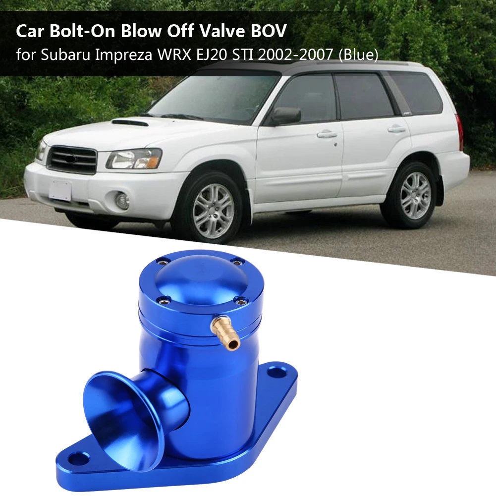 Car Bolt-On Blow Off Valve BOV for Subaru Impreza WRX EJ20 STI 2002-2007 (Blue) Accessories Control | Автомобили и мотоциклы