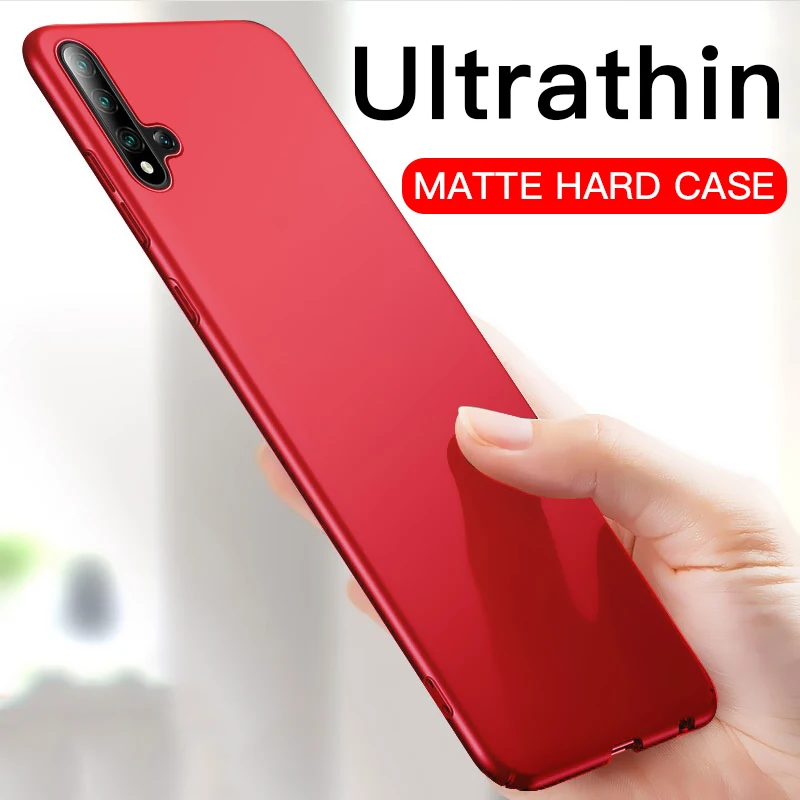 Роскошный Матовый Жесткий чехол из поликарбоната для Huawei P20 P30 P40 Lite Mate 40 30 20 Honor 9 10