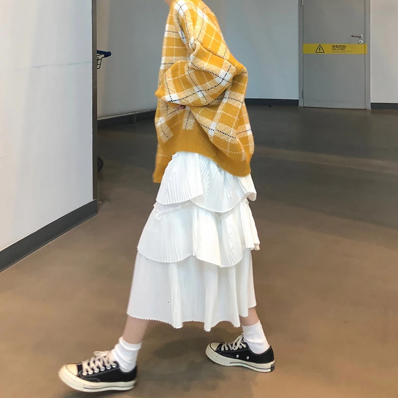 Эффект дыма для женщин с эластичной резинкой на талии курения школы девочек