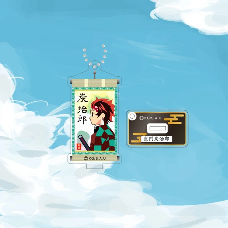 

Anime Demon Slayer: Kimetsu No Yaiba Acrylic Stand Comic Figures Tanjirou Nezuko Models Desk Decor Ornaments Bag Hang Accessory