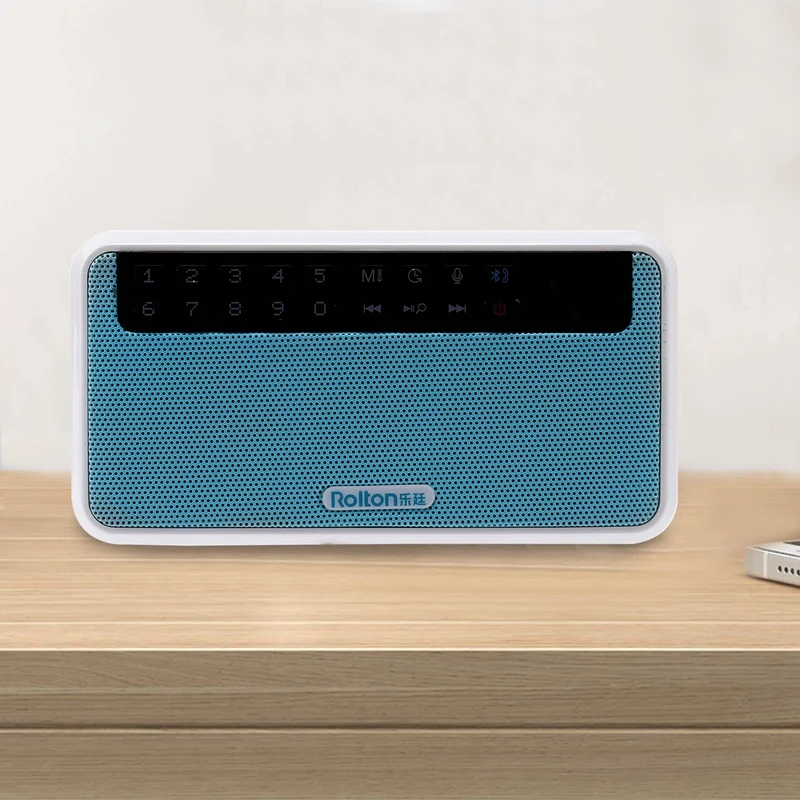 Rolton E500 портативный fm-радио Bluetooth беспроводной Hi-Fi стерео MP3 динамик AM NOAA погода
