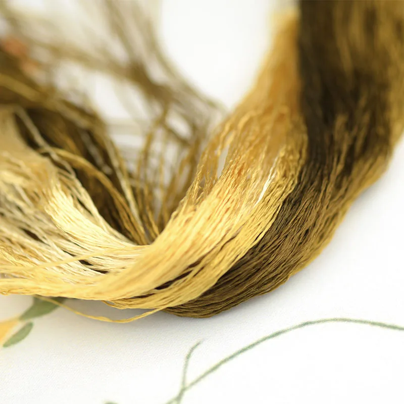 Шелковая нить для вышивки 1 шт./400 м/100% нить/ручная вышивка