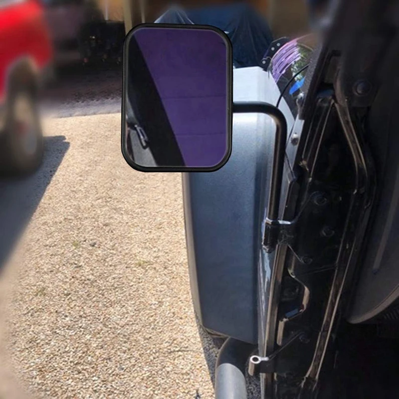 Зеркало для J e p Wrangler боковые зеркала прямоугольные заднего вида 2007 2019 Jeep Jk