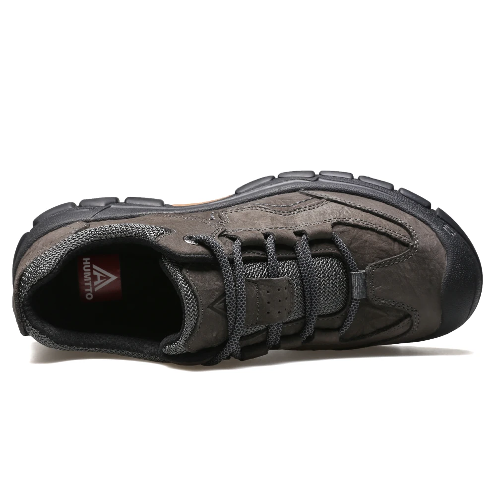 HUMTTO Waterproof Hiking Shoes Mens Leather Sneakers for Men 2021 New Sport Climbing Walking Safety Outdoor Trekking Boots Male