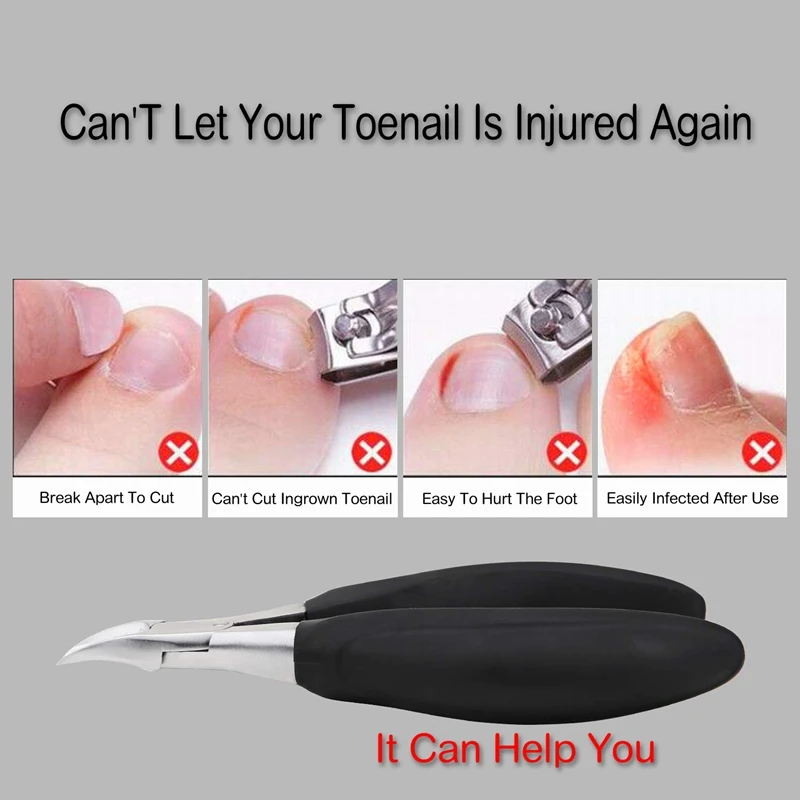 Вросшие кусачки для ногтей используемые толстых грибков вросших ногтей. Длинная